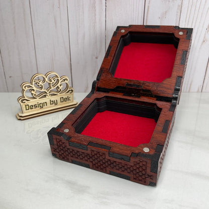 Dragonscale Dice Box - Premium Hardwood