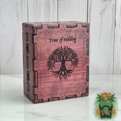 Tome of Holding Dice Box/Tray - Premium Hardwood