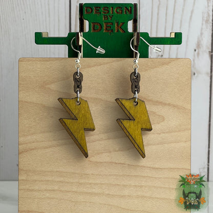 Wooden Dangle Earrings - Birch (Various Styles)