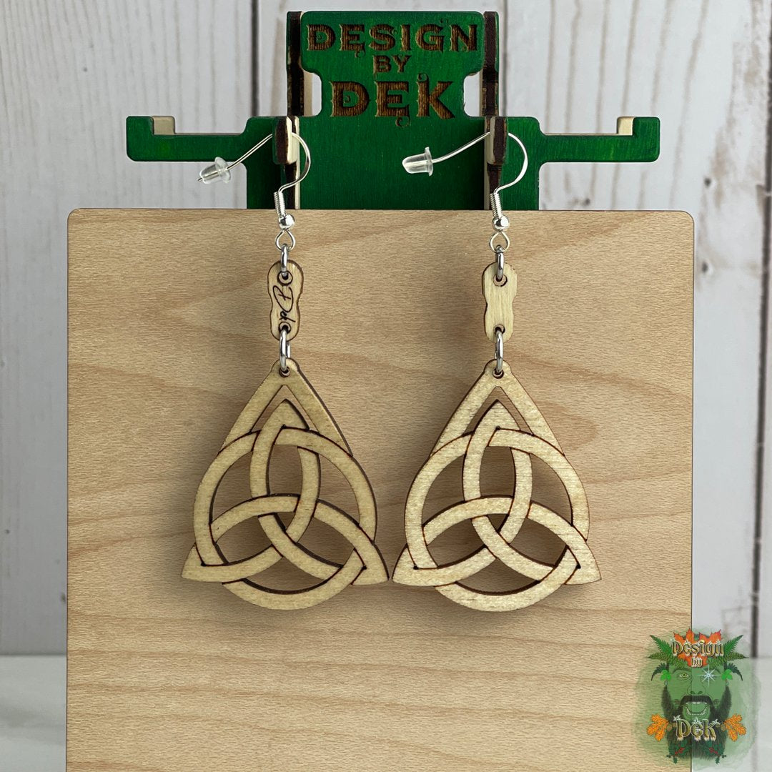 Wooden Dangle Earrings - Birch (Various Styles)