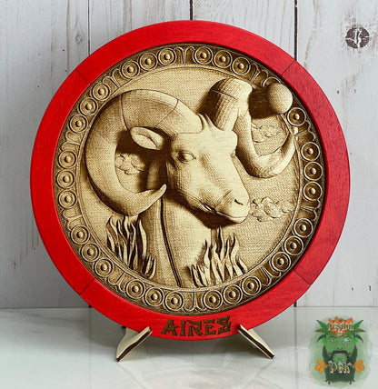 Framed Zodiac Rounds - Wall Art