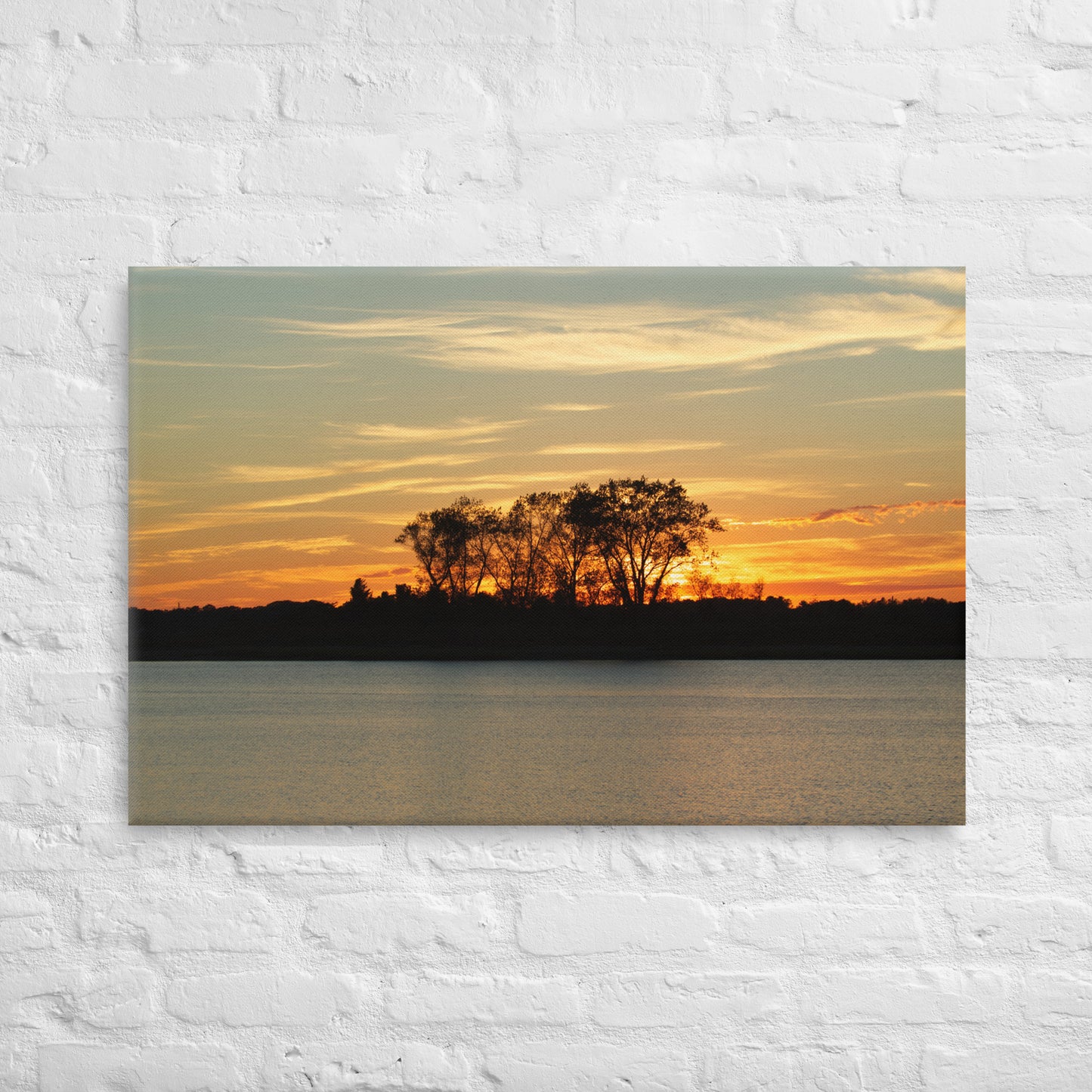 "Sunrise at Guilford's Jacob's Beach" (Canvas Print)