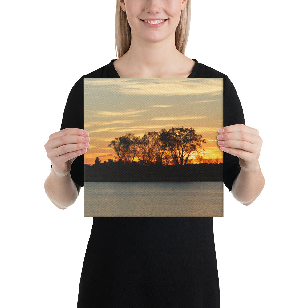 "Sunrise at Guilford's Jacob's Beach" (Canvas Print)