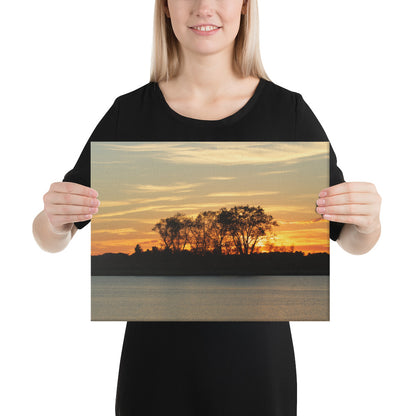 "Sunrise at Guilford's Jacob's Beach" (Canvas Print)