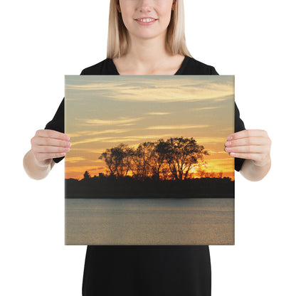 "Sunrise at Guilford's Jacob's Beach" (Canvas Print)