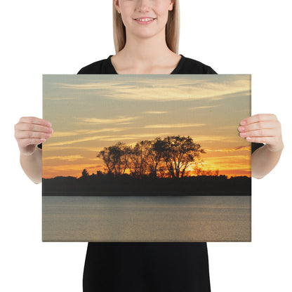 "Sunrise at Guilford's Jacob's Beach" (Canvas Print)