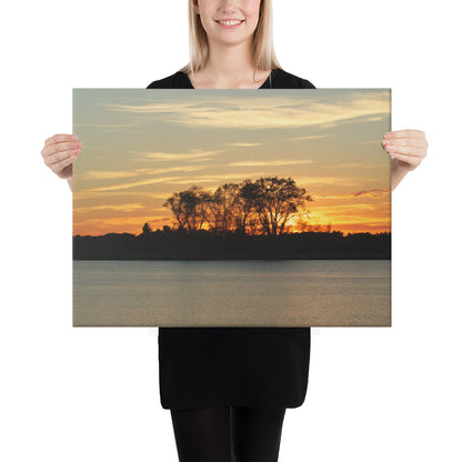 "Sunrise at Guilford's Jacob's Beach" (Canvas Print)