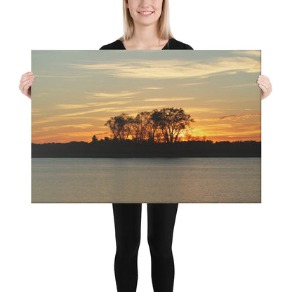 "Sunrise at Guilford's Jacob's Beach" (Canvas Print)