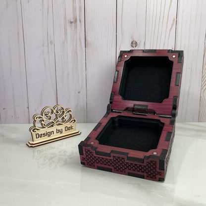 Dragonscale Dice Box - Premium Hardwood