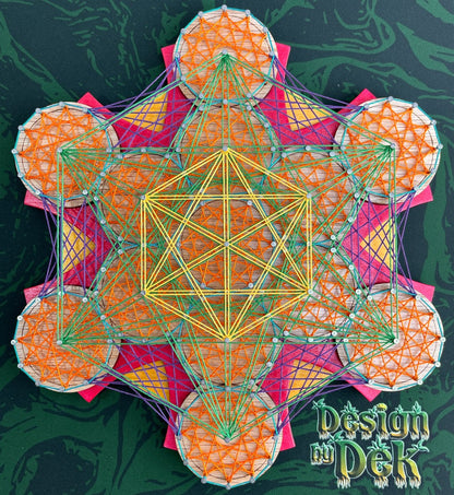 String Art - "Metatron's Cube"