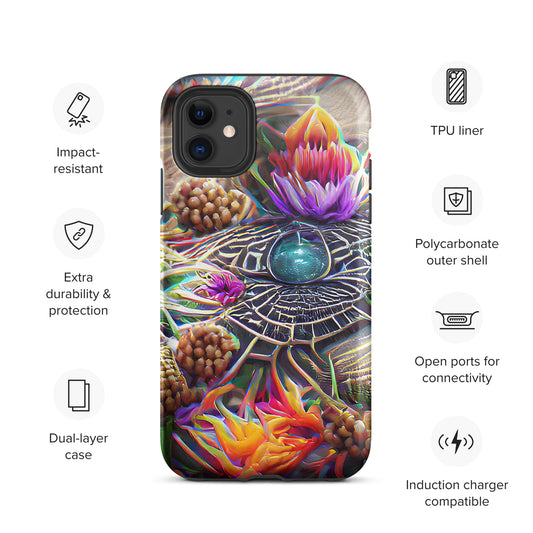 Tough iPhone case - "Zen Garden"