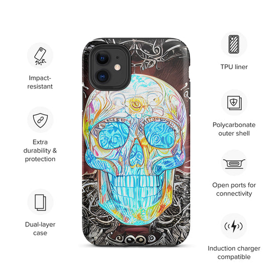 Tough iPhone case - "Crystal Skull"