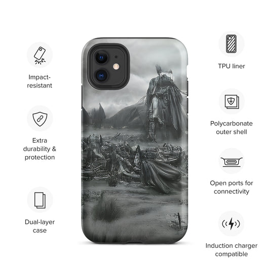 Tough iPhone case - "Ancient Battlefield"